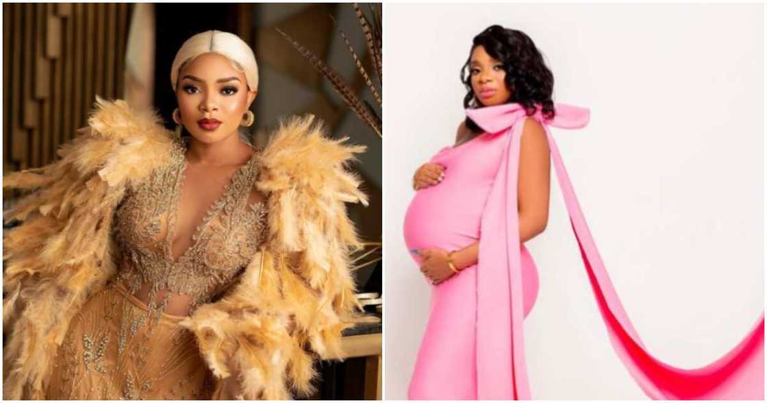 BBNaija star Queen unveils her pregnancy. BBNaija star Queen unveils her pregnancy.