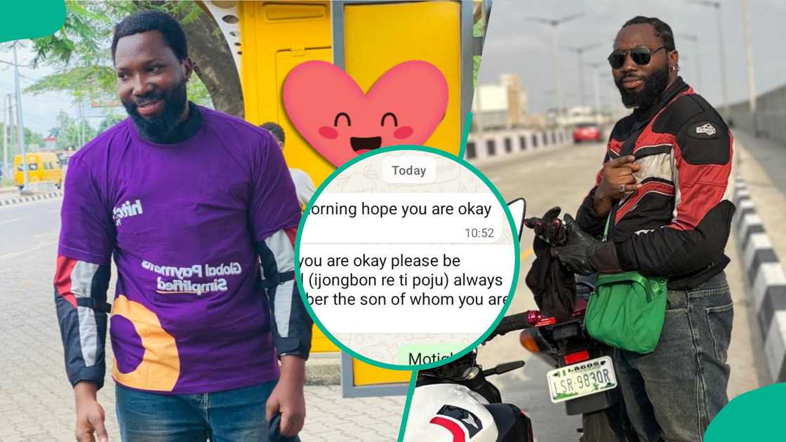 Nigerians revisit Kola Onifoto's WhatsApp chat with his mother days before he died in lone Lagos crash with his bike