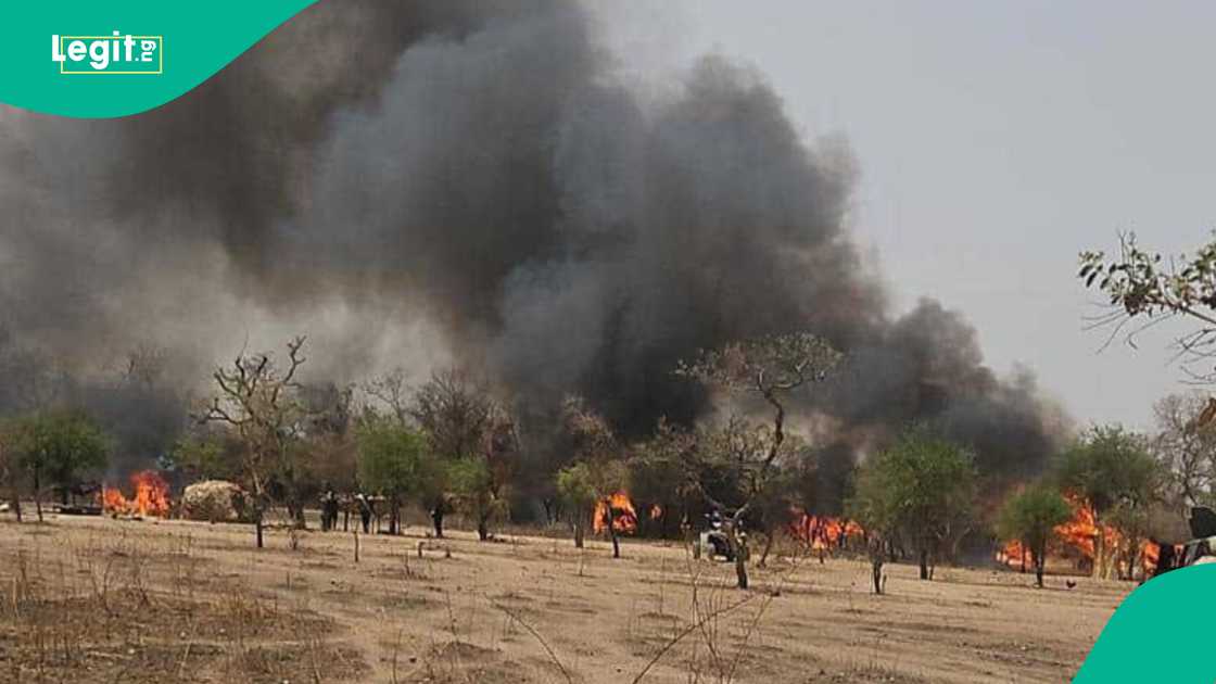 Maboyar 'yan bindiga da sojoji suka kona a Bauchi