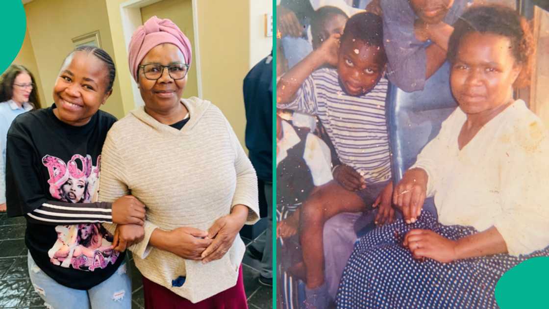 Lady cries out after meeting woman who resembles her late mother, releases photos online
