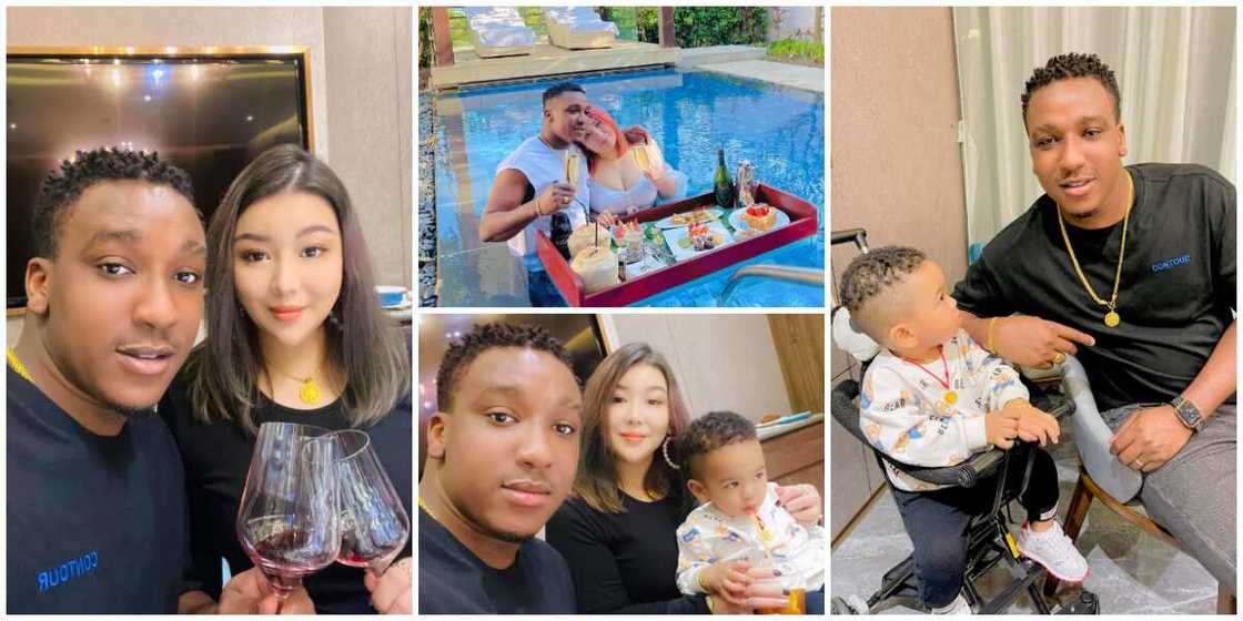 Nigerian Man Shows Off His Young Beautiful Oyinbo Wife and Kid, Says Everyone needs One, Photos Stir Reactions Nigerian Man Shows Off His Young Beautiful Oyinbo Wife and Kid, Says Everyone needs One, Photos Stir Reactions
