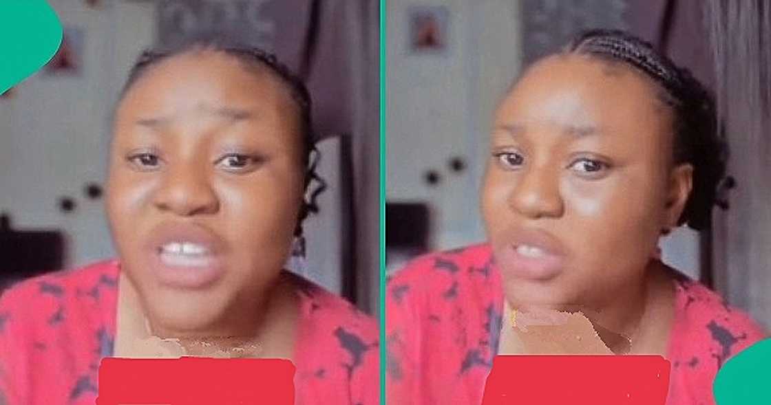 Lady reacts as loan company publishes obituary poster Lady reacts as loan company publishes obituary poster