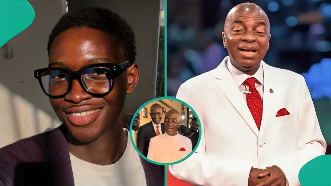 A young Nigerian artist has expressed intense joy over a close encounter with Bishop David Oyedepo.