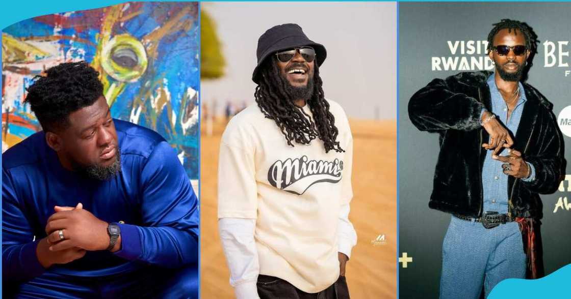 Black Sherif, Samini, Bullgod in pics