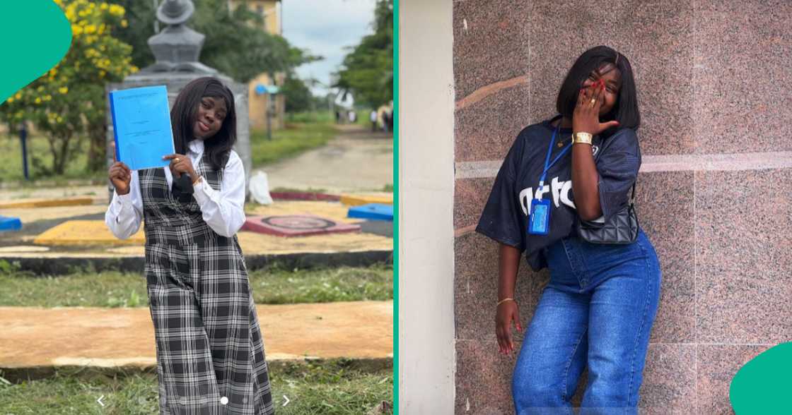 UNIPORT graduate goes viral after speaking about her degree.