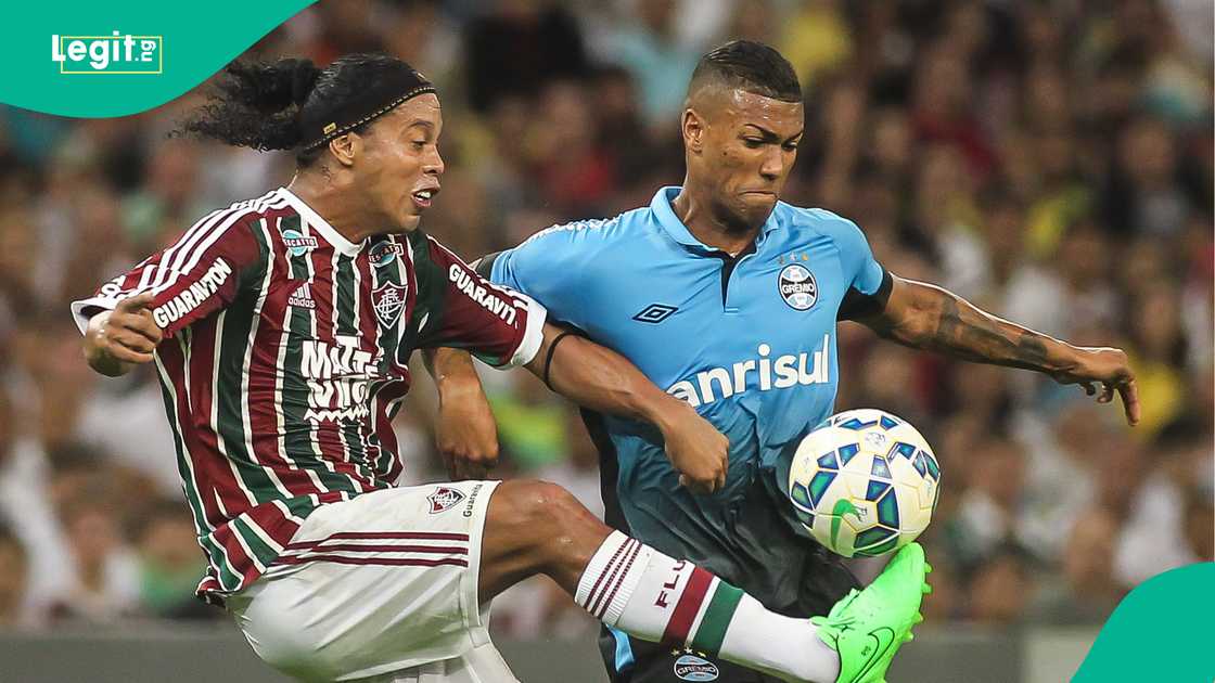 Ronaldinho playing for Fluminense at the Maracana Stadium on August 01, 2015. Photo by Carmen Flores Ronaldinho playing for Fluminense at the Maracana Stadium on August 01, 2015. Photo by Carmen Flores