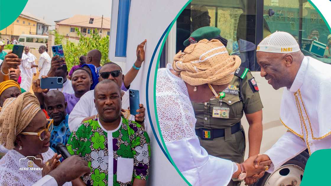 A newly commissioned mosque in Lagos named in honour of Madam Abibatu Mogaji, grandmother of Folasade Tinubu-Ojo. A newly commissioned mosque in Lagos named in honour of Madam Abibatu Mogaji, grandmother of Folasade Tinubu-Ojo.