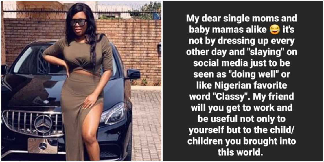 Ubi Franklin's 4th baby mama drops words of advice for women in her shoes Ubi Franklin's 4th baby mama drops words of advice for women in her shoes