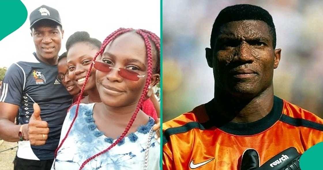 Lady who met former goalkeeper Peter Rufai at her school in 2019 shares her experience. Lady who met former goalkeeper Peter Rufai at her school in 2019 shares her experience.