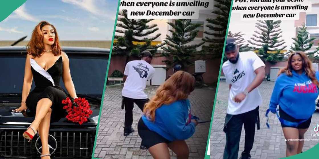 BBN star Prince and Dorathy troll Mercy Eke's over car unveiling challenge BBN star Prince and Dorathy troll Mercy Eke's over car unveiling challenge