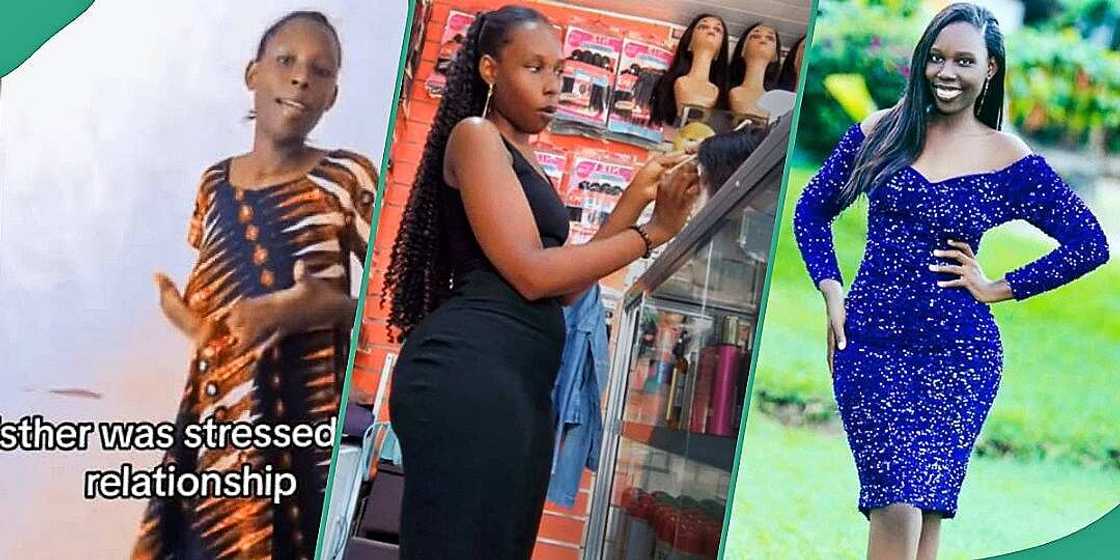 Lady transforms after leaving stressful relationship