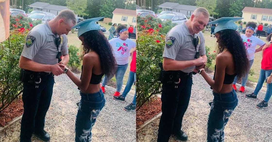 Neighbour Calls Cops on Partying Graduate, Police Officer Arrives and Ask to Pray for Her Neighbour Calls Cops on Partying Graduate, Police Officer Arrives and Ask to Pray for Her