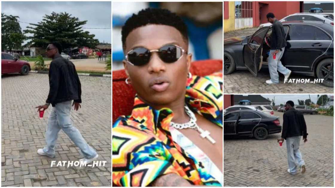Man walked like Wizkid/People loved his accuracy. Man walked like Wizkid/People loved his accuracy.