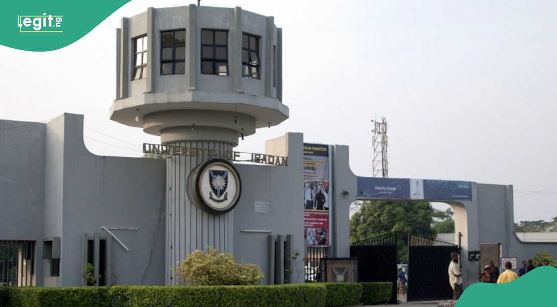 University of Ibadan main gate. University of Ibadan main gate.