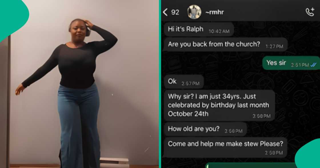 Lady shares messages she received from elderly man she helped at bus stop Lady shares messages she received from elderly man she helped at bus stop