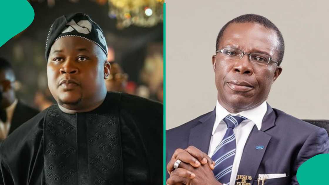 Cubana Chiefpriest speaks after billionaire Cosmas Maduka's viral video. Cubana Chiefpriest speaks after billionaire Cosmas Maduka's viral video.