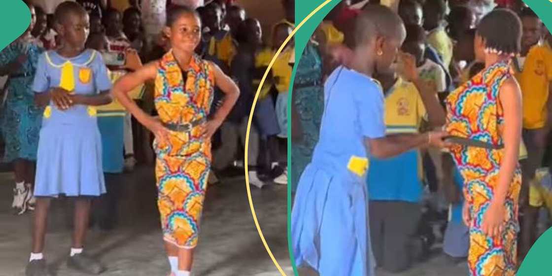 School girl making clothes School girl making clothes