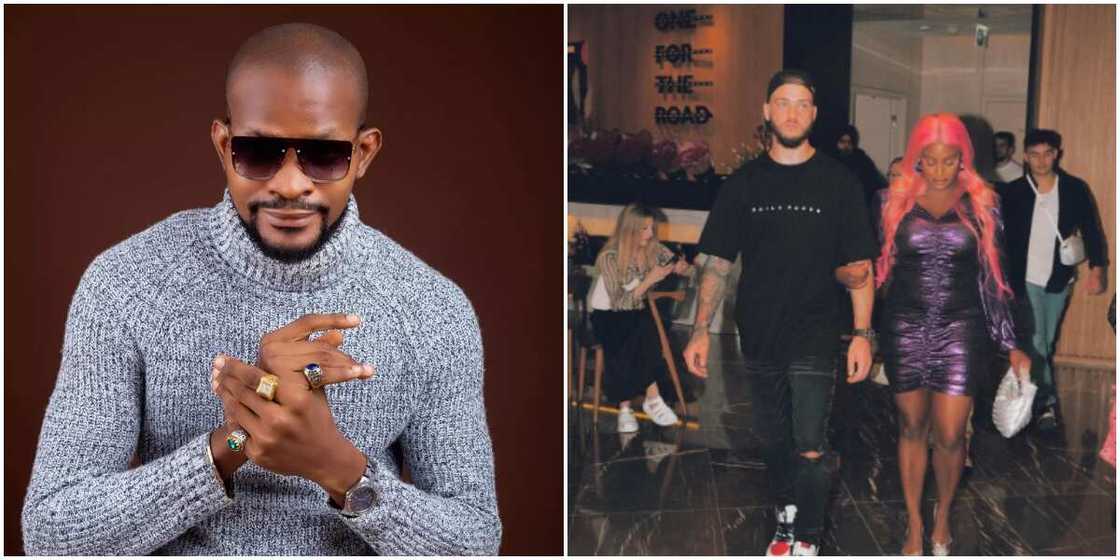 Uche Maduagwu on Cuppy Uche Maduagwu on Cuppy