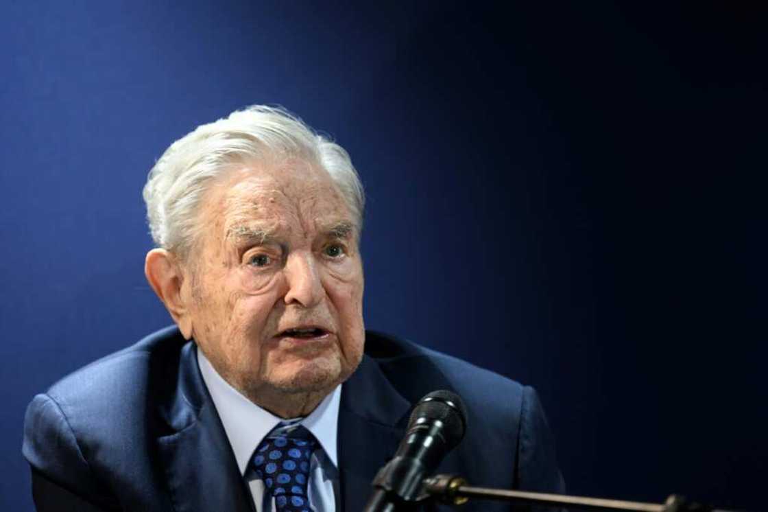 Hungarian-born US investor and philanthropist George Soros, pictured at the World Economic Forum in Davos in 2022, announced he's passing control of his empire to his son Hungarian-born US investor and philanthropist George Soros, pictured at the World Economic Forum in Davos in 2022, announced he's passing control of his empire to his son