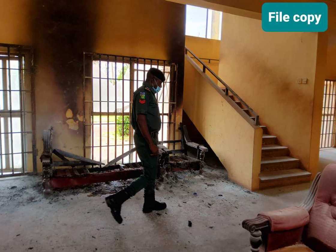 Gov Ugwuanyi Hands over Renovated Burnt Enugu INEC Office