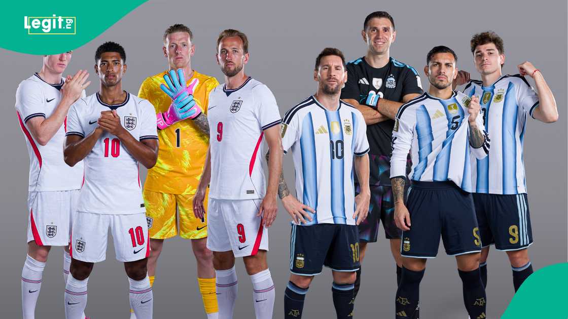 Jude Bellingham, Lionel Messi, England, Argentina, 2026 FIFA World Cup.