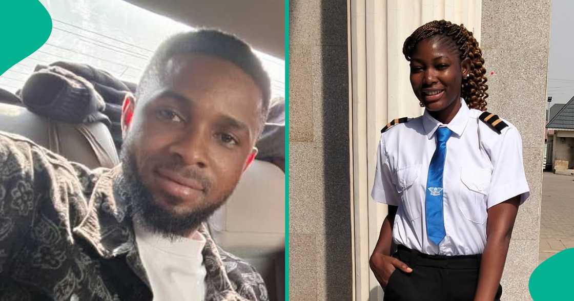 Man sends wife to aviation school after sponsoring her in university, shares why