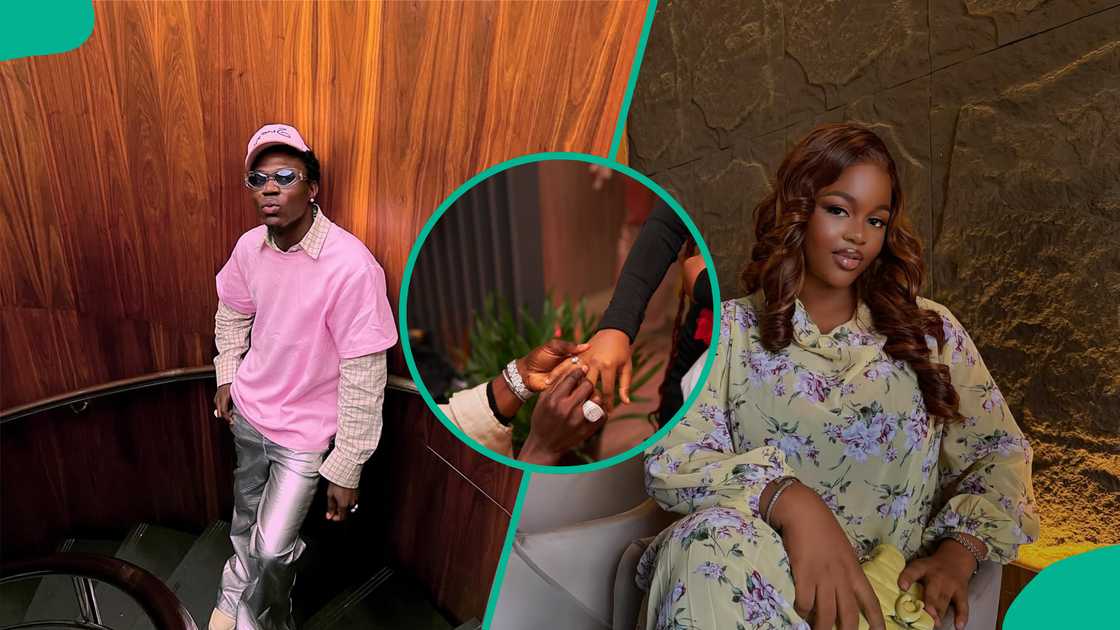 Spyro shares picture s he engages his lover after viral kissing video
