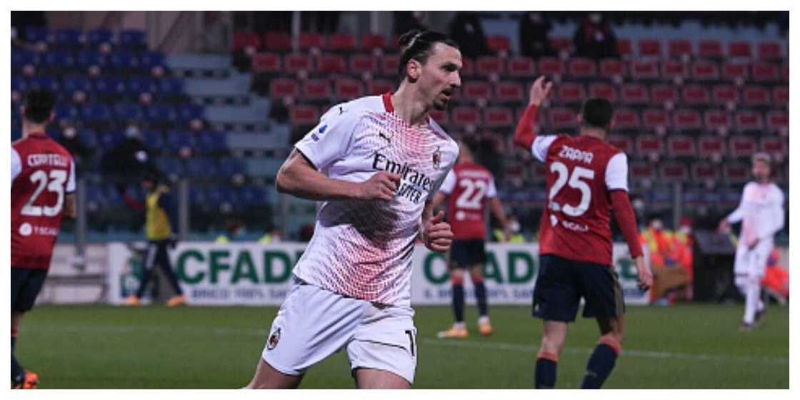 AC Milan star Ibrahimovic closes gap on Ronaldo's goalscoring record in Serie A