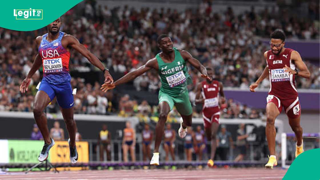 Nigeria, Ezekiel Nathaniel, World Championships, 400m hurdles Nigeria, Ezekiel Nathaniel, World Championships, 400m hurdles
