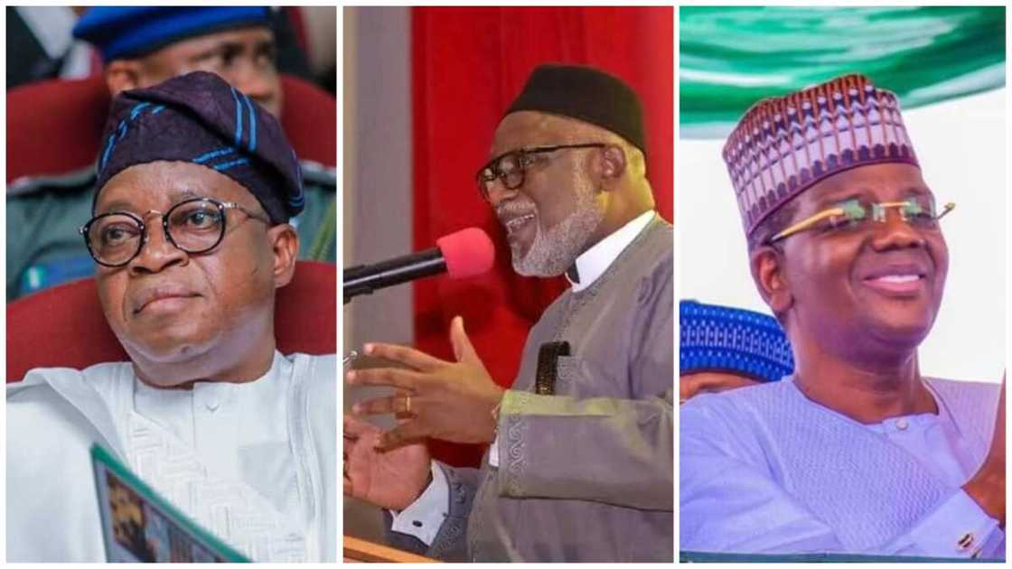 Gboyega Oyetola/Rotimi Akeredolu/Bello Matawalle/Osun 2022/Ondo/Zamfara/APC Gboyega Oyetola/Rotimi Akeredolu/Bello Matawalle/Osun 2022/Ondo/Zamfara/APC