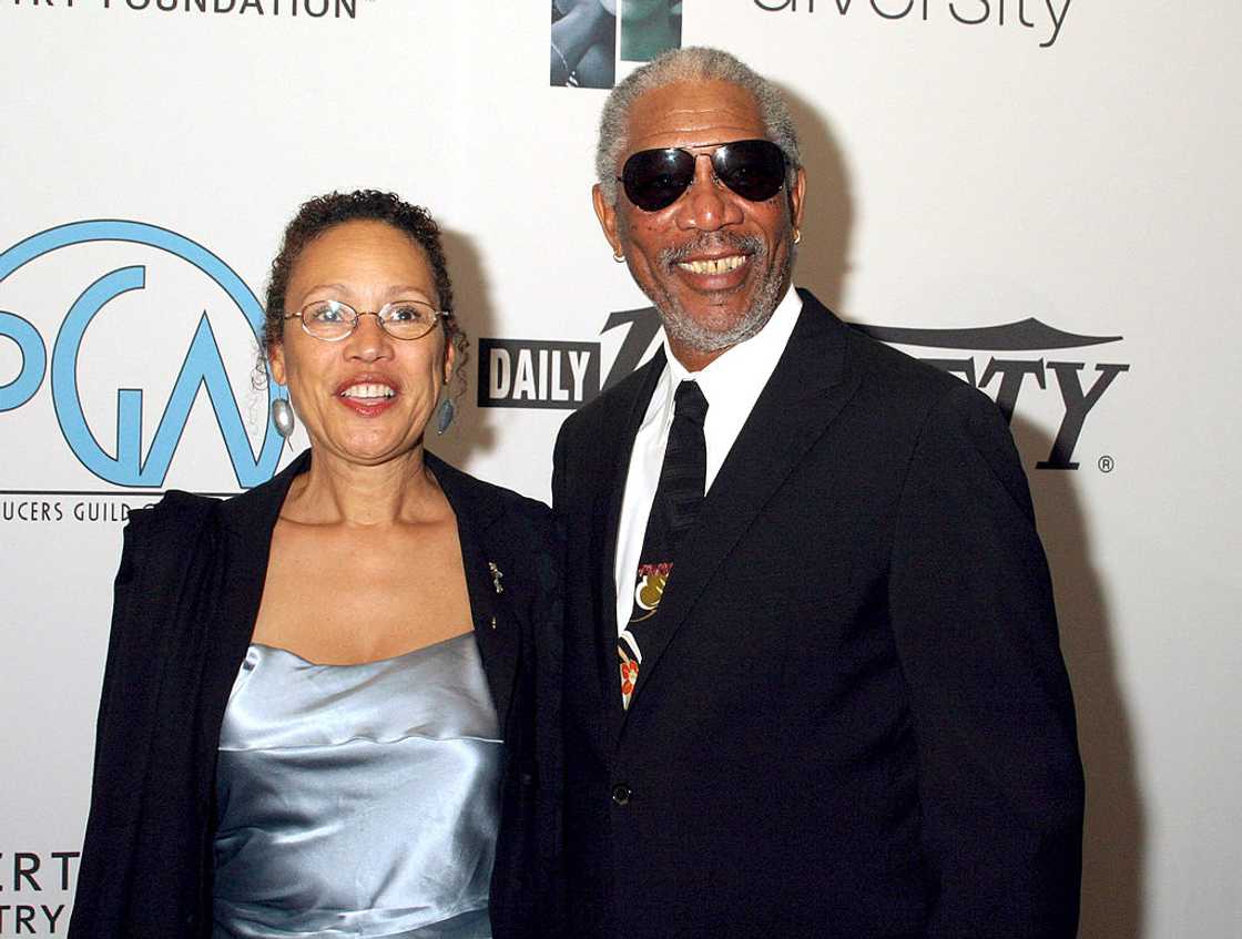 Myrna Colley-Lee and Morgan Freeman at Regent Beverly Wilshire Myrna Colley-Lee and Morgan Freeman at Regent Beverly Wilshire