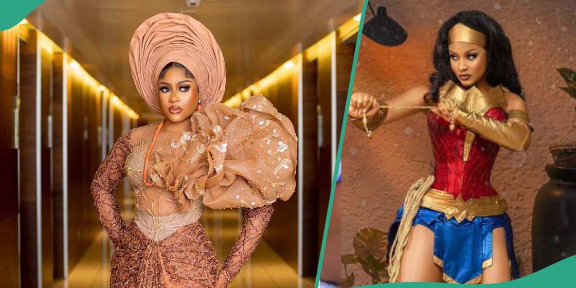 BBNaija's Phyna Wonderwoman look