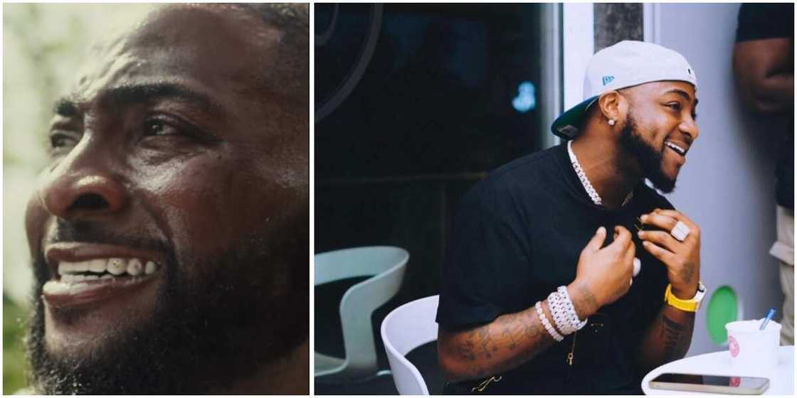 Davido's diamond teeth in comeback video Davido's diamond teeth in comeback video