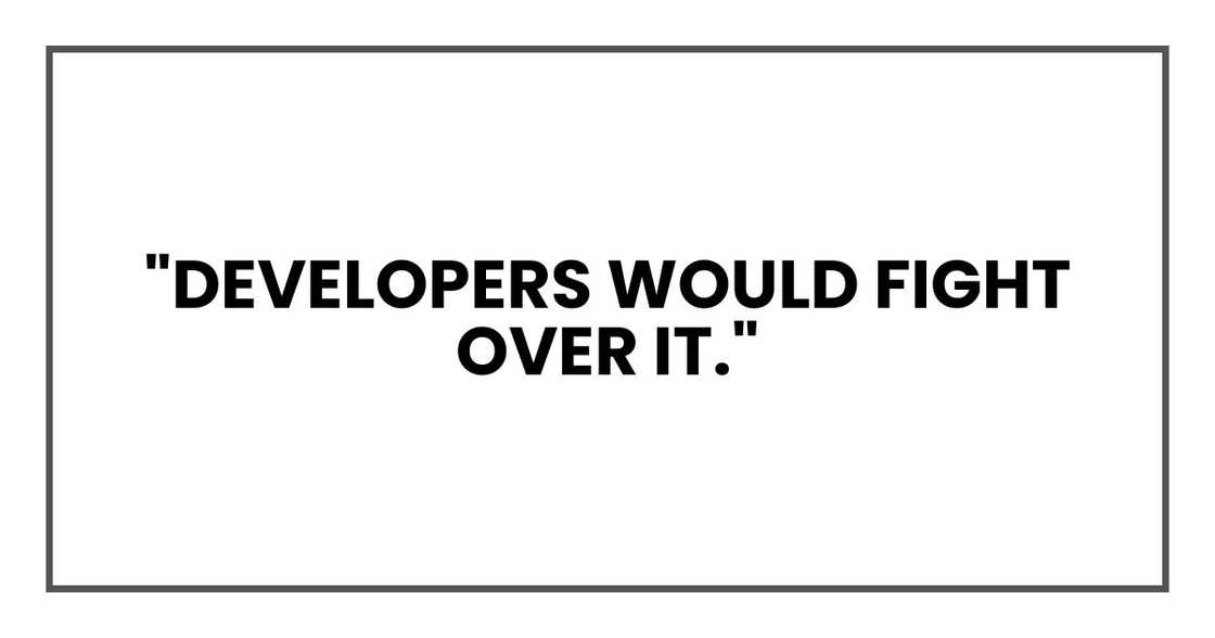 DEVELOPERS WOULD FIGHT