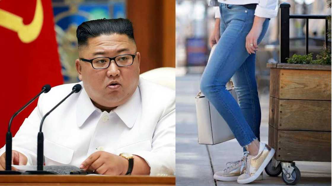 Shugaba Kim Jong-un ya haramta saka ɗamammun wanduna da askin banza a kasarsa Shugaba Kim Jong-un ya haramta saka ɗamammun wanduna da askin banza a kasarsa