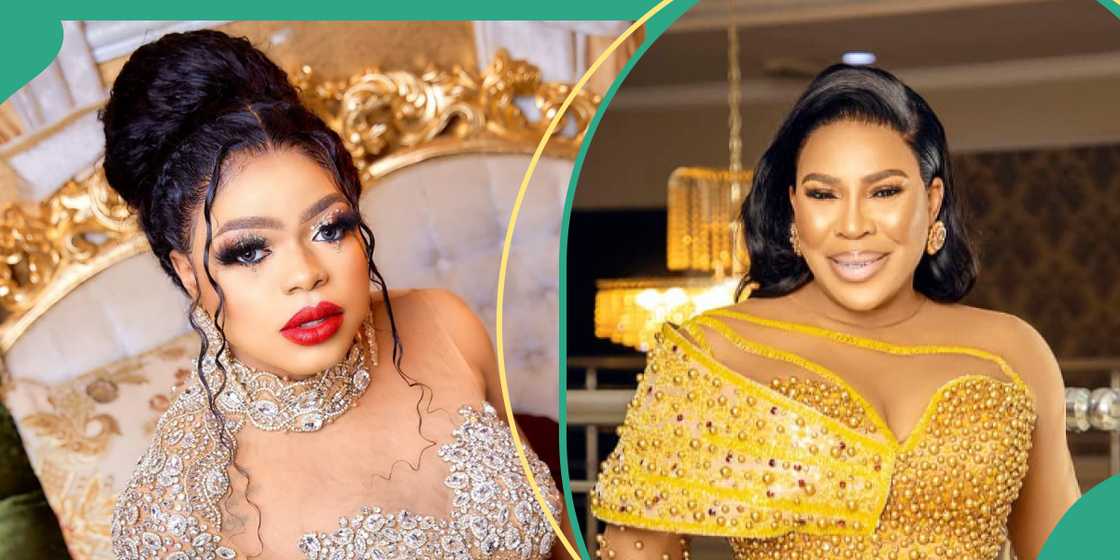 Faithia Balogun snubs Bobrisky at event