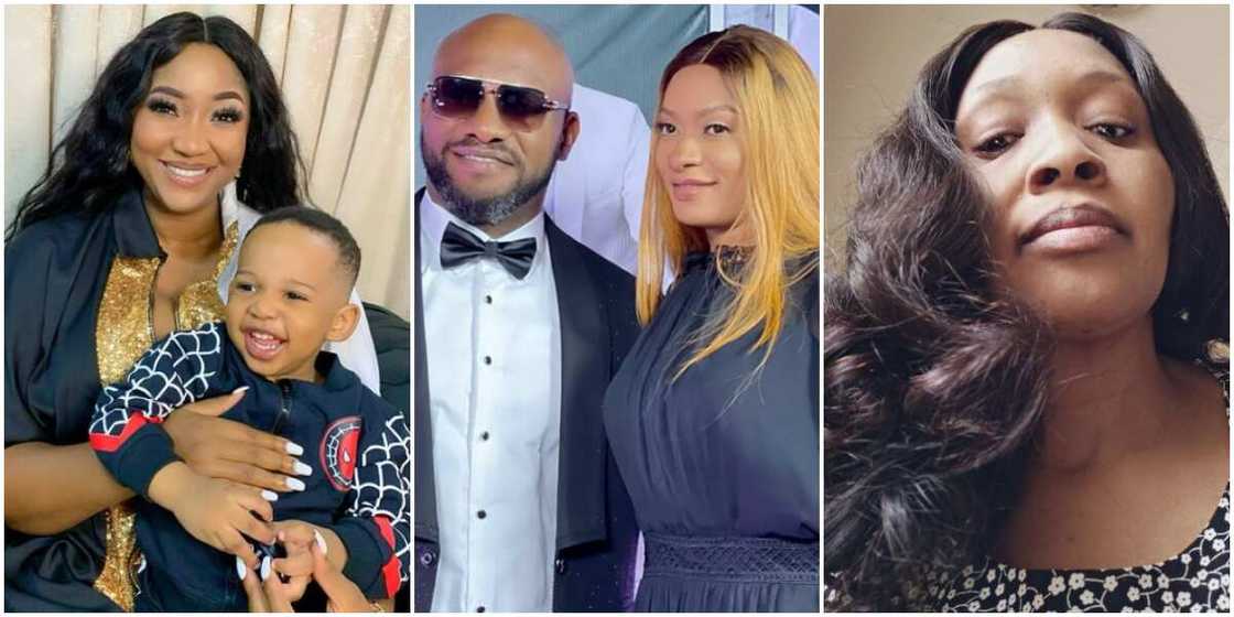 Judy Austin and son, Yul Eochie and May Edochie, Kemi Olunloyo Judy Austin and son, Yul Eochie and May Edochie, Kemi Olunloyo