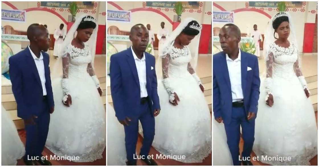 Sad-looking bride at wedding, wedding videos, unhappy bride, frowning bride, church wedding Sad-looking bride at wedding, wedding videos, unhappy bride, frowning bride, church wedding