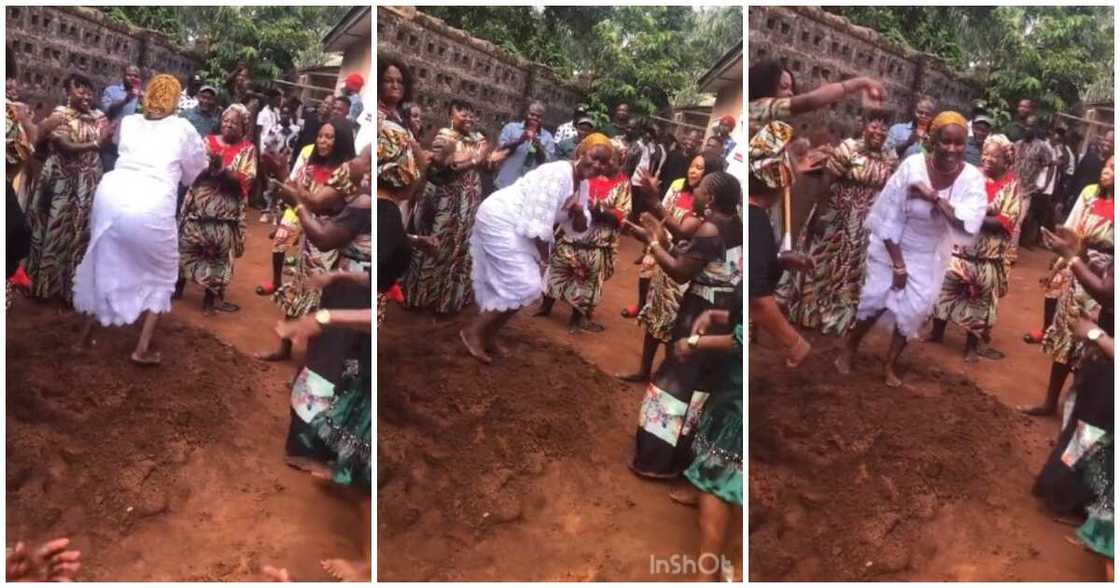 Nigerian woman, grave, grandma Nigerian woman, grave, grandma