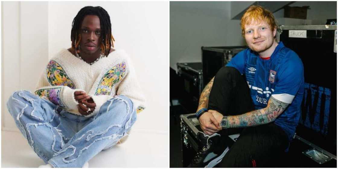 Fireboy DML Playboy album cover picture, Ed Sheeran Fireboy DML Playboy album cover picture, Ed Sheeran
