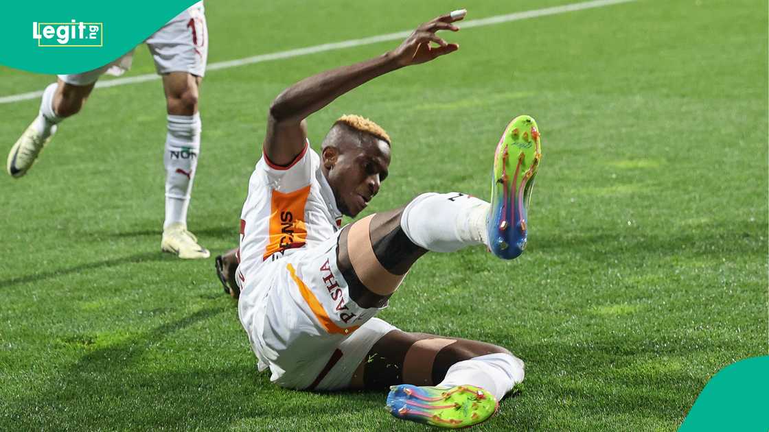 Victor Osimhen, Galatasaray, Eyupspor, Recep Tayyip Erdogan Stadium, Istanbul, Turkiye, Super Lig. Victor Osimhen, Galatasaray, Eyupspor, Recep Tayyip Erdogan Stadium, Istanbul, Turkiye, Super Lig.