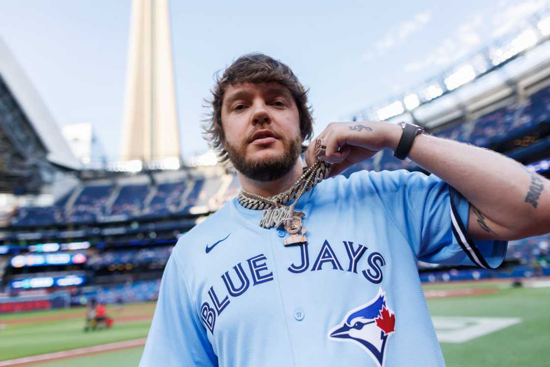 Murda Beatz shows off his bling at Rogers Centre Murda Beatz shows off his bling at Rogers Centre