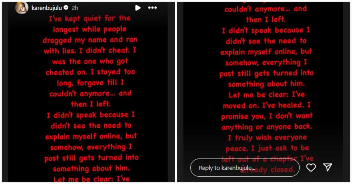 Tanzanian singer Juma Jux’ ex-girlfriend Karen Bujulu speaks Tanzanian singer Juma Jux’ ex-girlfriend Karen Bujulu speaks