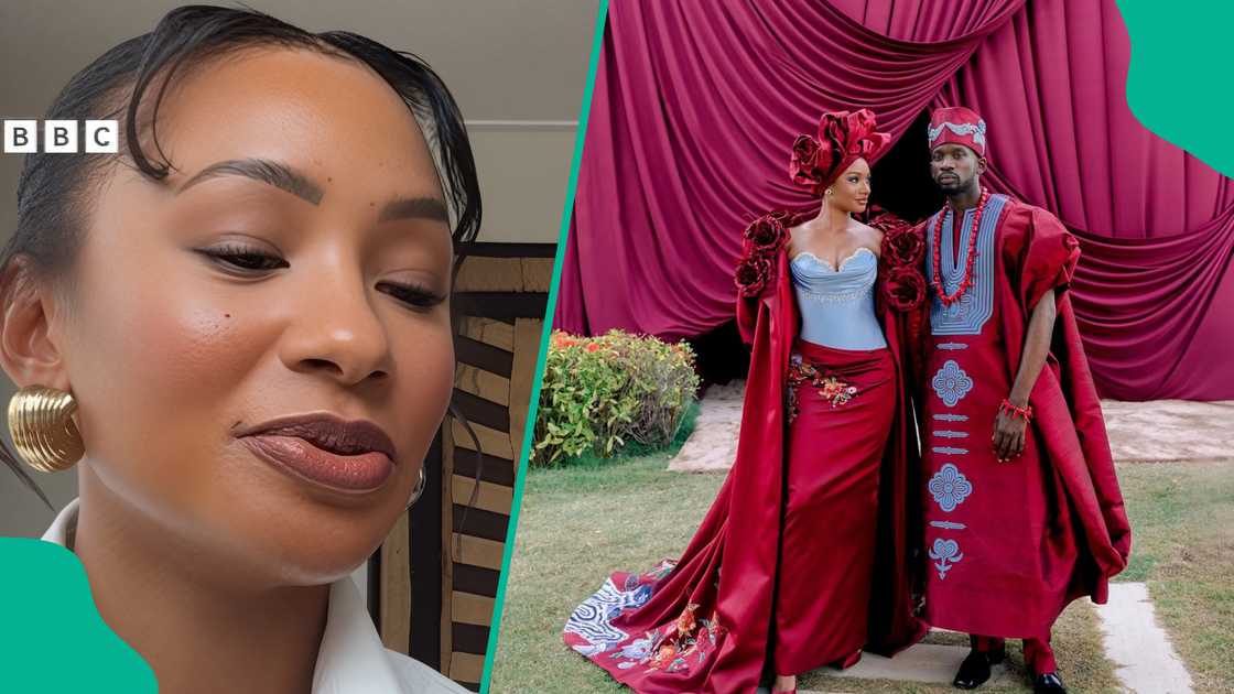 Temi Otedola speaks about her father's book in BBC interview.