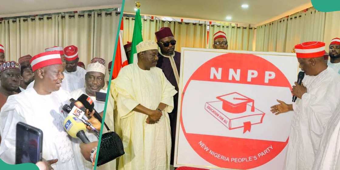 Kwankwaso yadda aka sauya tambarin NNPP Kwankwaso yadda aka sauya tambarin NNPP