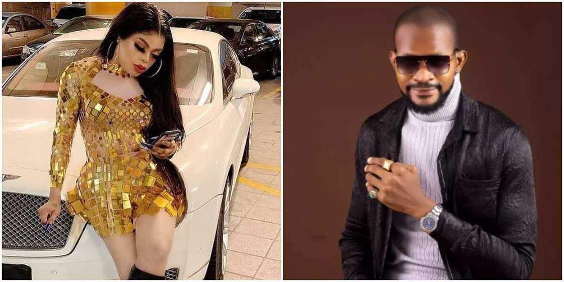 Uche Maduagwu and Bobrisky Uche Maduagwu and Bobrisky