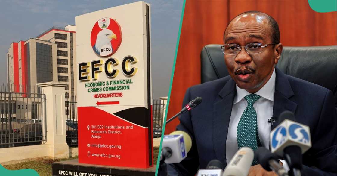 The Economic and Financial Crimes Commission (EFCC) has formally charged former Central Bank of Nigeria (CBN) Governor Godwin Emefiele with two offences. The Economic and Financial Crimes Commission (EFCC) has formally charged former Central Bank of Nigeria (CBN) Governor Godwin Emefiele with two offences.