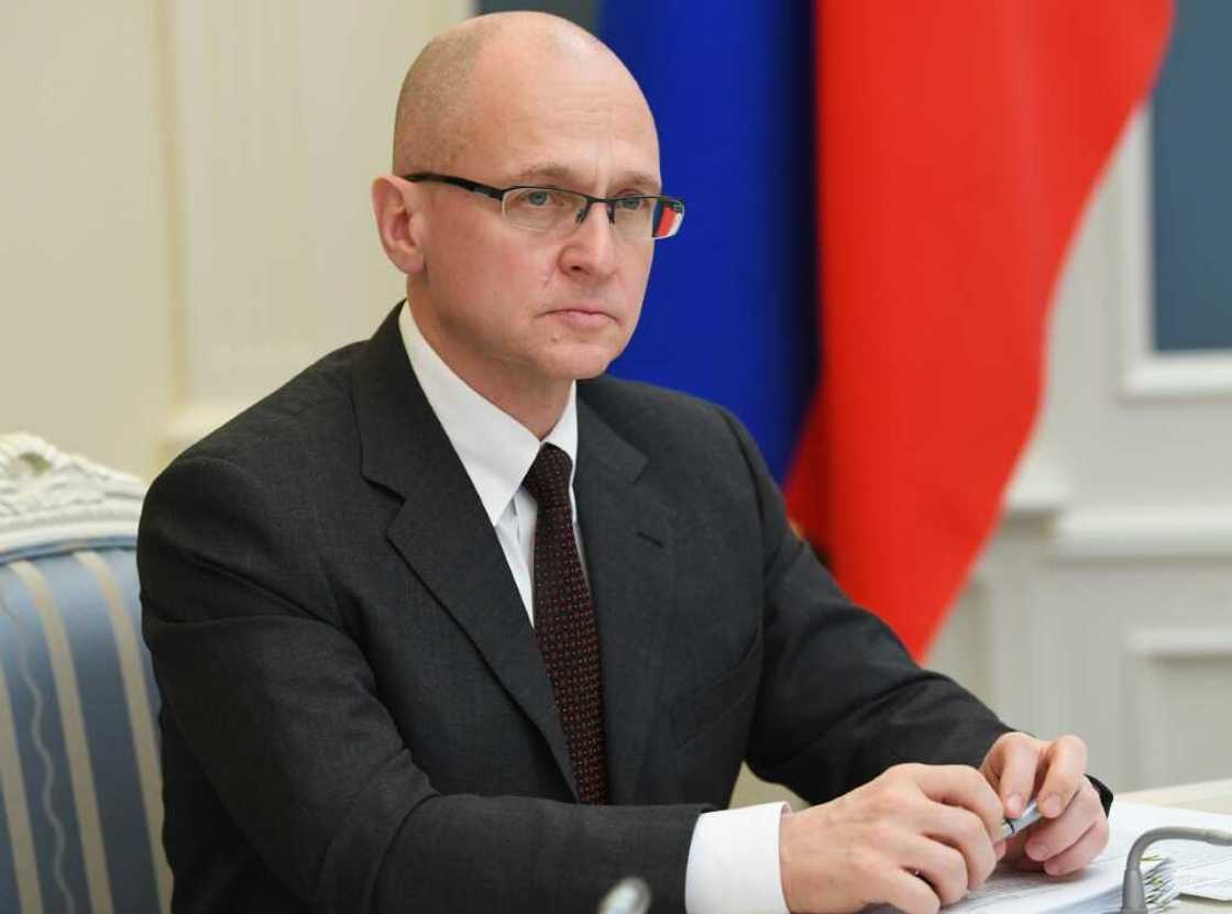 First Deputy Chief of Staff of the Presidential Office Sergei Kiriyenko, seen in April 2020, is said by the United States to be organizing referenda aimed at annexing parts of Ukraine First Deputy Chief of Staff of the Presidential Office Sergei Kiriyenko, seen in April 2020, is said by the United States to be organizing referenda aimed at annexing parts of Ukraine