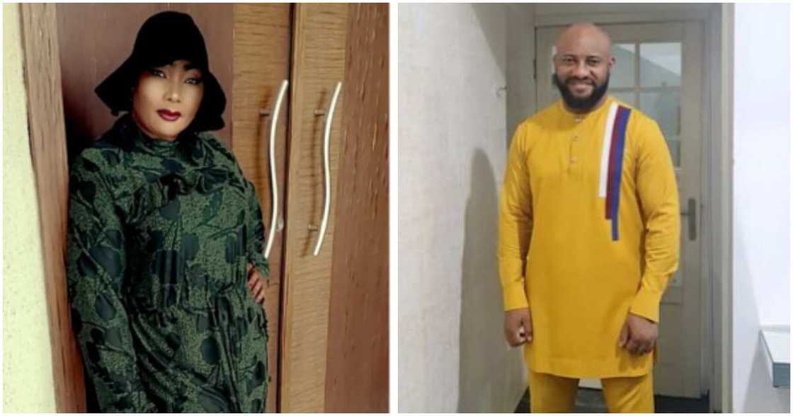 Nollywood stars Eucharia Anunobi and Yul Edochie Nollywood stars Eucharia Anunobi and Yul Edochie