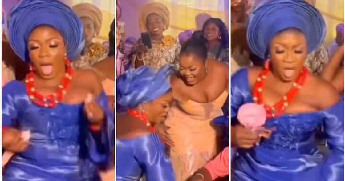 Bride dances with so much energy on wedding day Bride dances with so much energy on wedding day